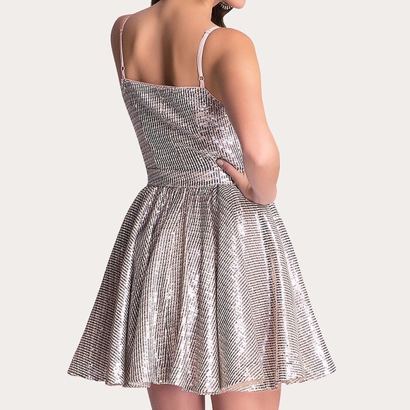 Bebe Sequin Dress - Picture 3 of 4